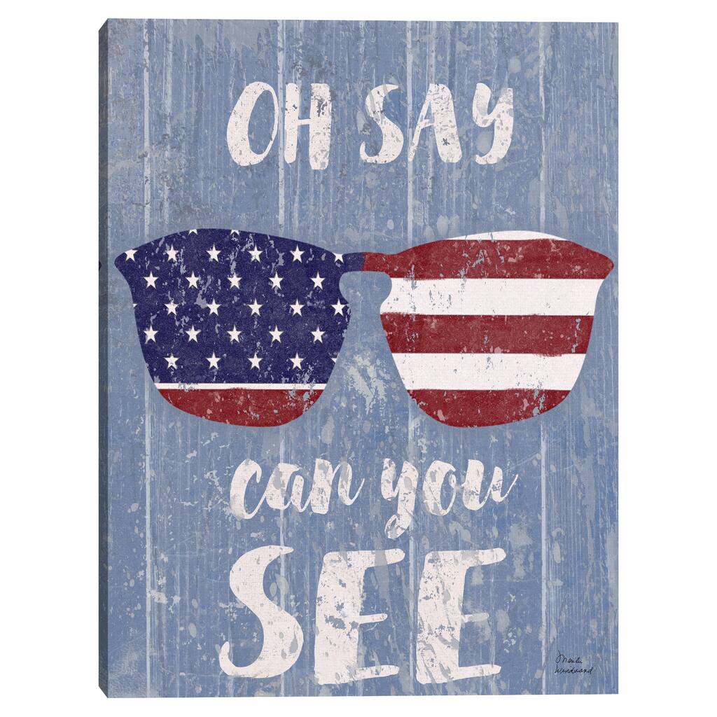 Oh Say Can You See Canvas Art Print