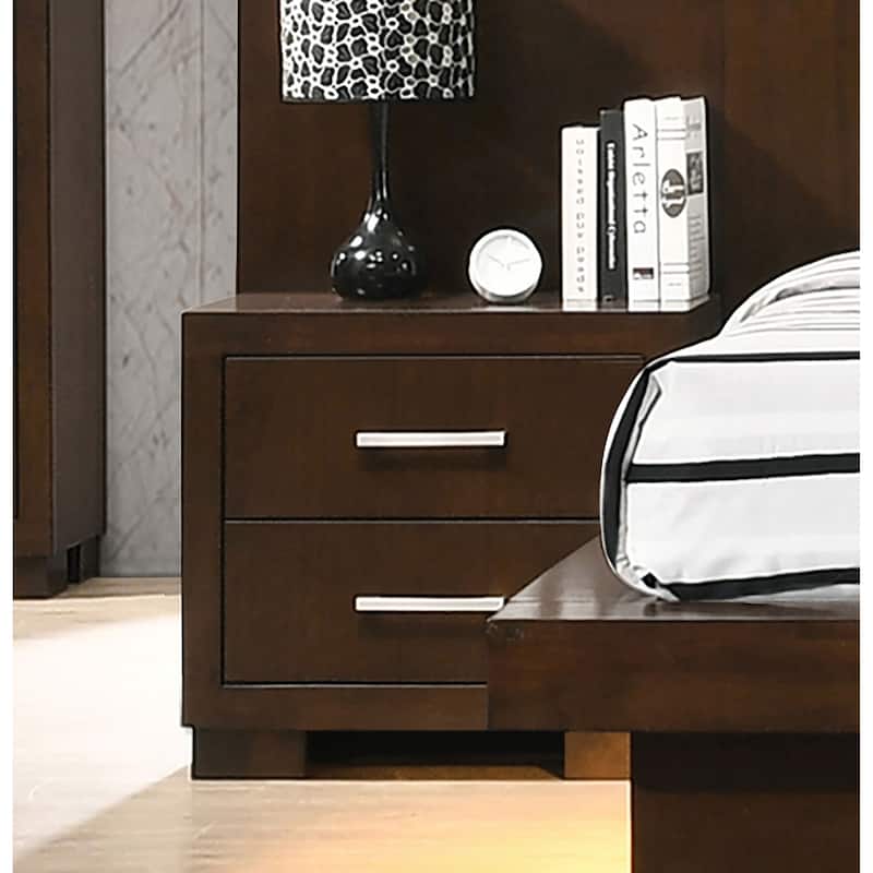 Polk Cappuccino 2-drawer Nightstand