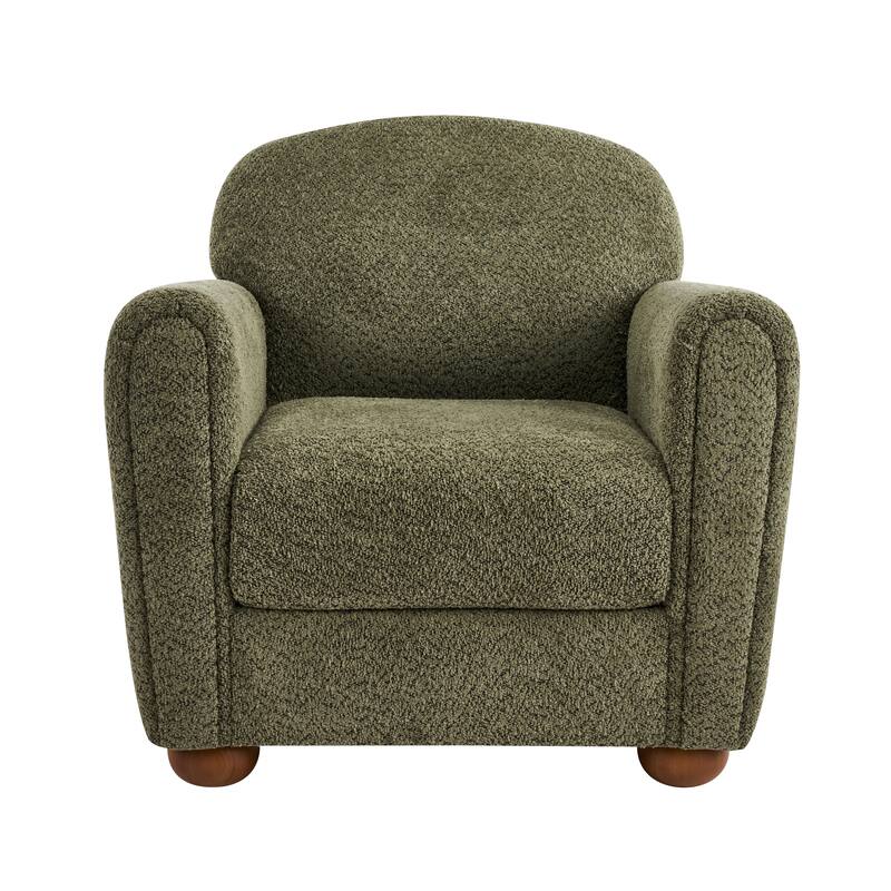 Christopher Knight Home - Rapallo Modern Upholstered Accent Chair with Plush Fabric Seat