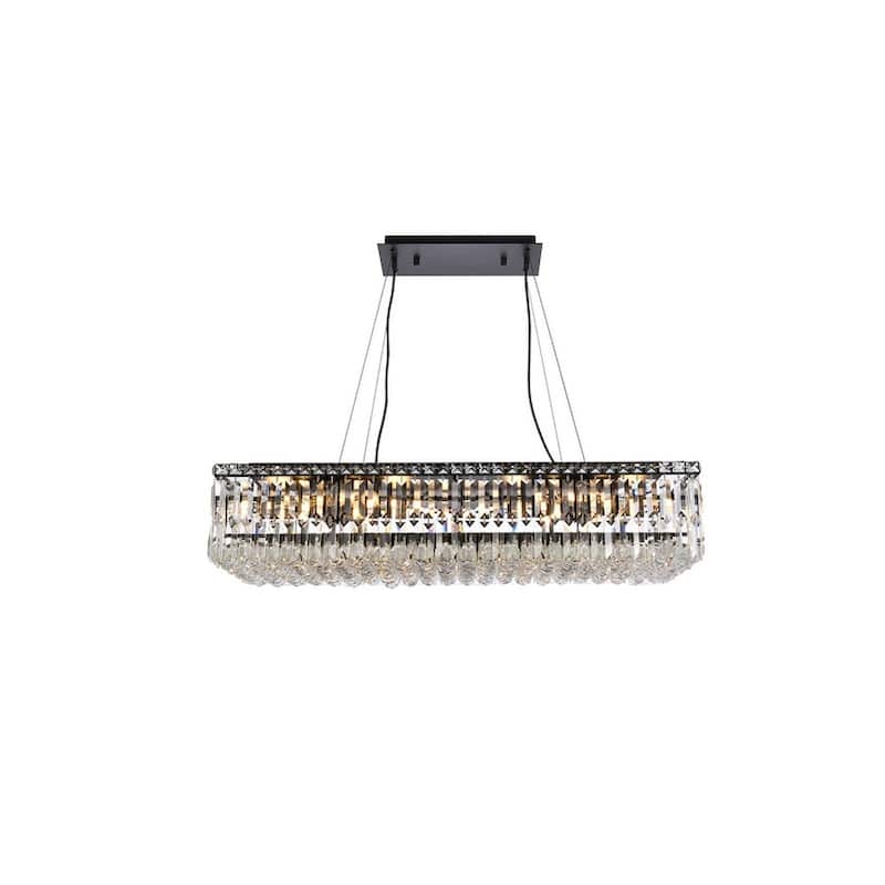 Maxine 36 Inch Chandelier - 36 Inch - Black