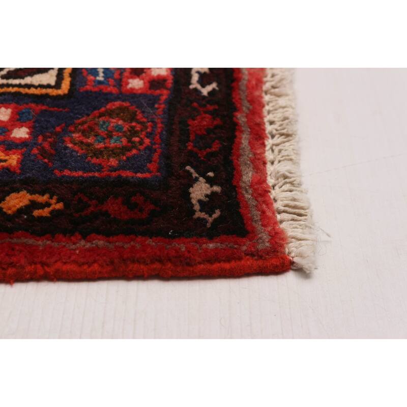 ECARPETGALLERY Hand-knotted Andelz Red Wool Rug - 3'6 x 12'7