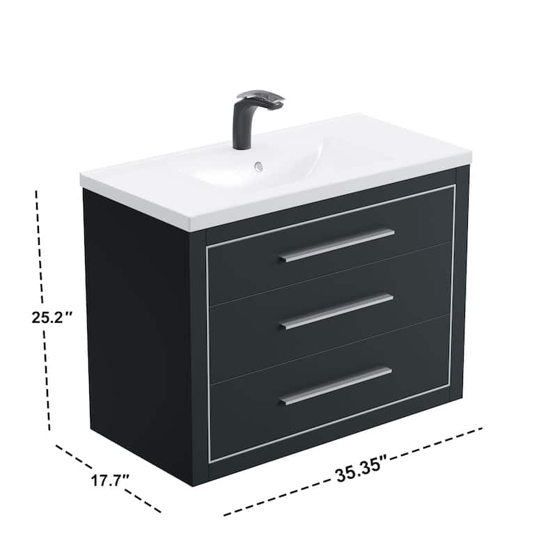 LaLa 36" Single Vanity Set