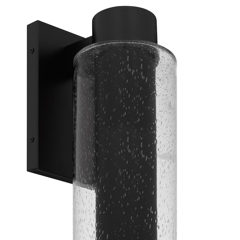 Sawyer 1-Light Matte Black Dark Sky Outdoor Wall Lantern