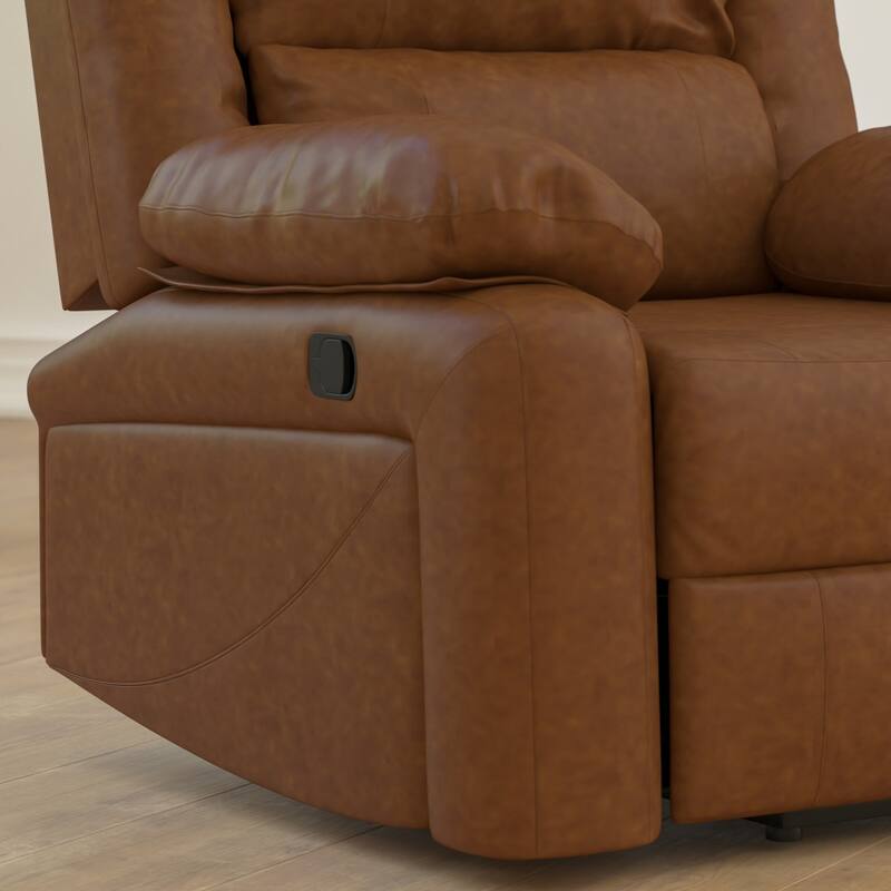 Microfiber Pillow Back Recliner