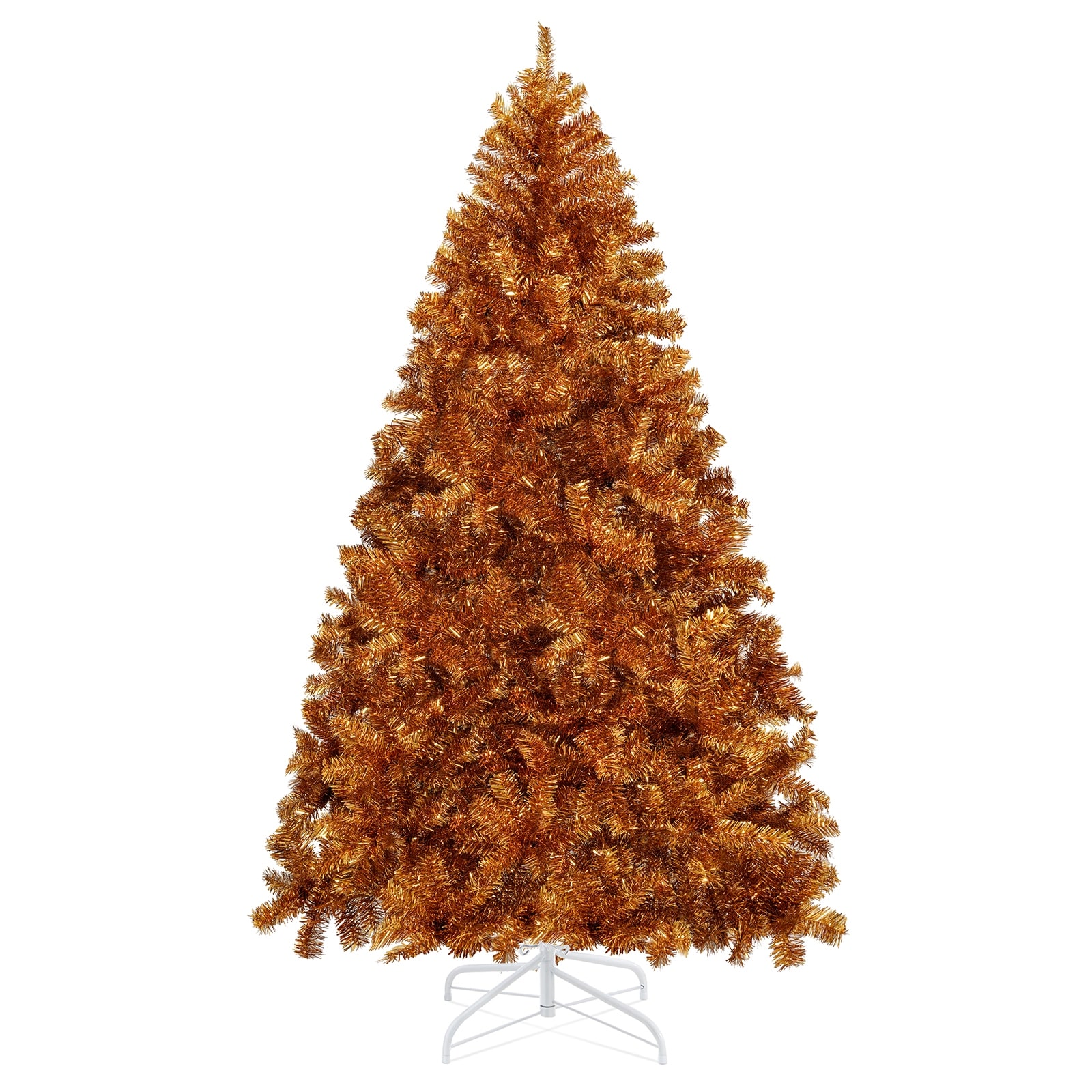 Iridescent Artificial Christmas Tree with Sturdy Metal Base - Holiday Decor  - 3.5' x 3.5' x 6' - Bed Bath & Beyond - 34722771