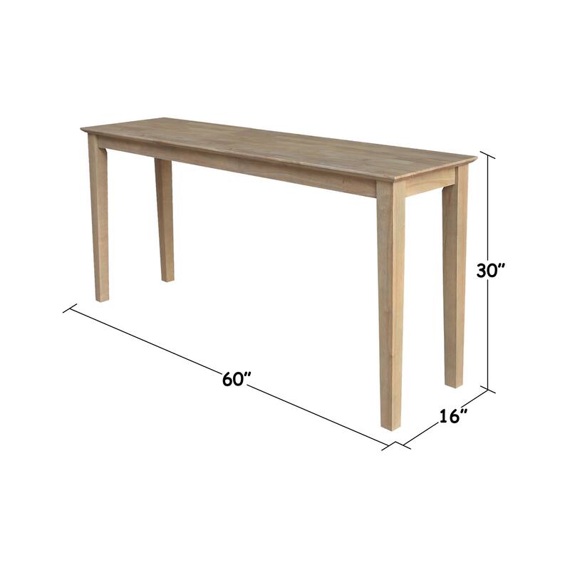 Solid Wood Shaker Sofa Table