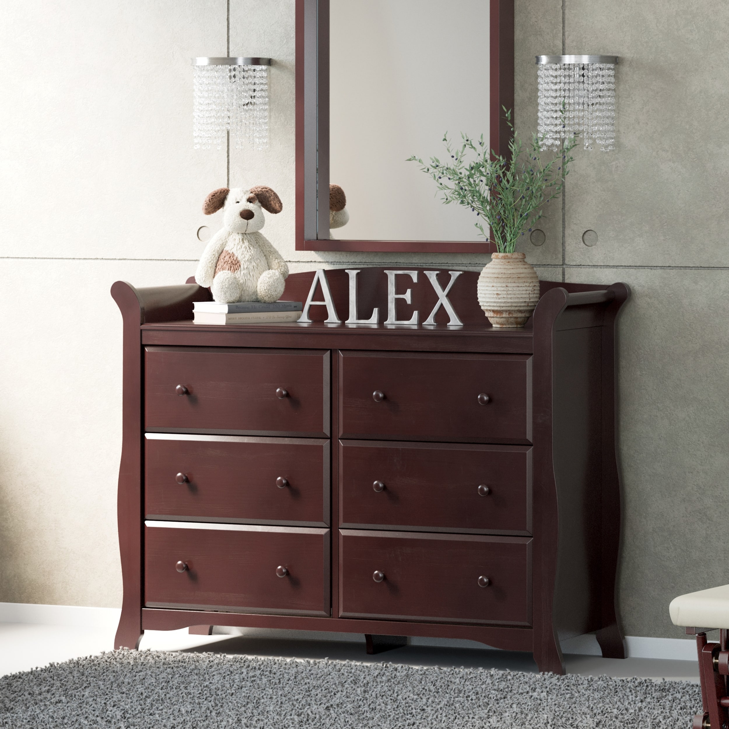 Storkcraft avalon cheap 6 drawer dresser