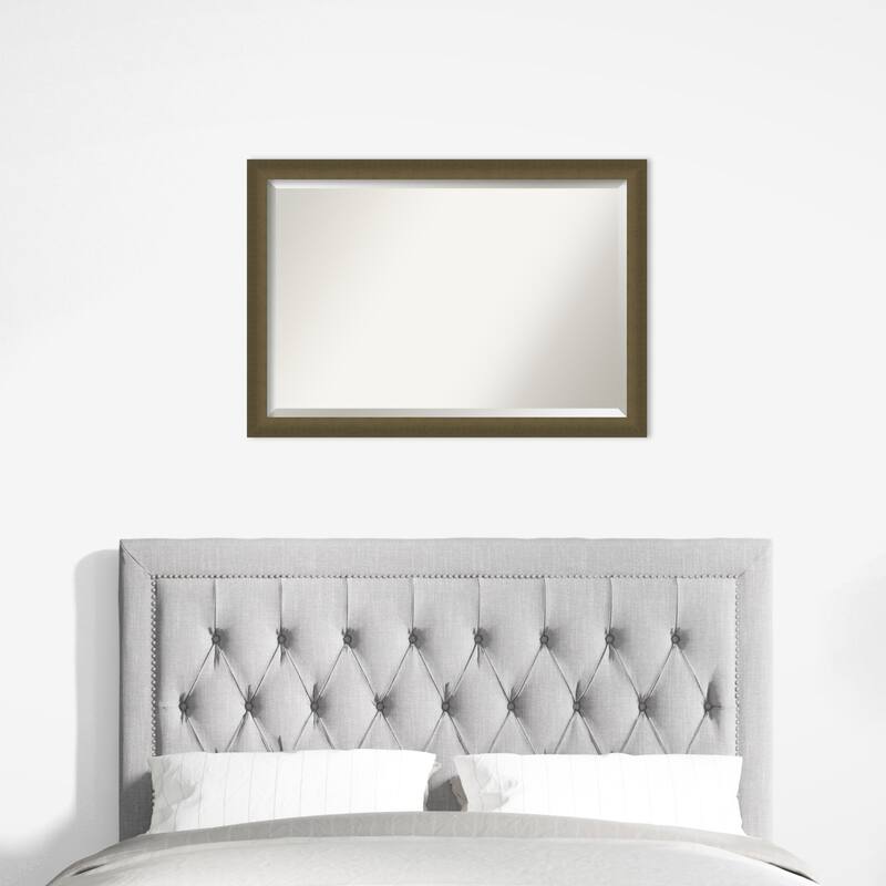 Blaine Narrow Beveled Framed Wall Mirror