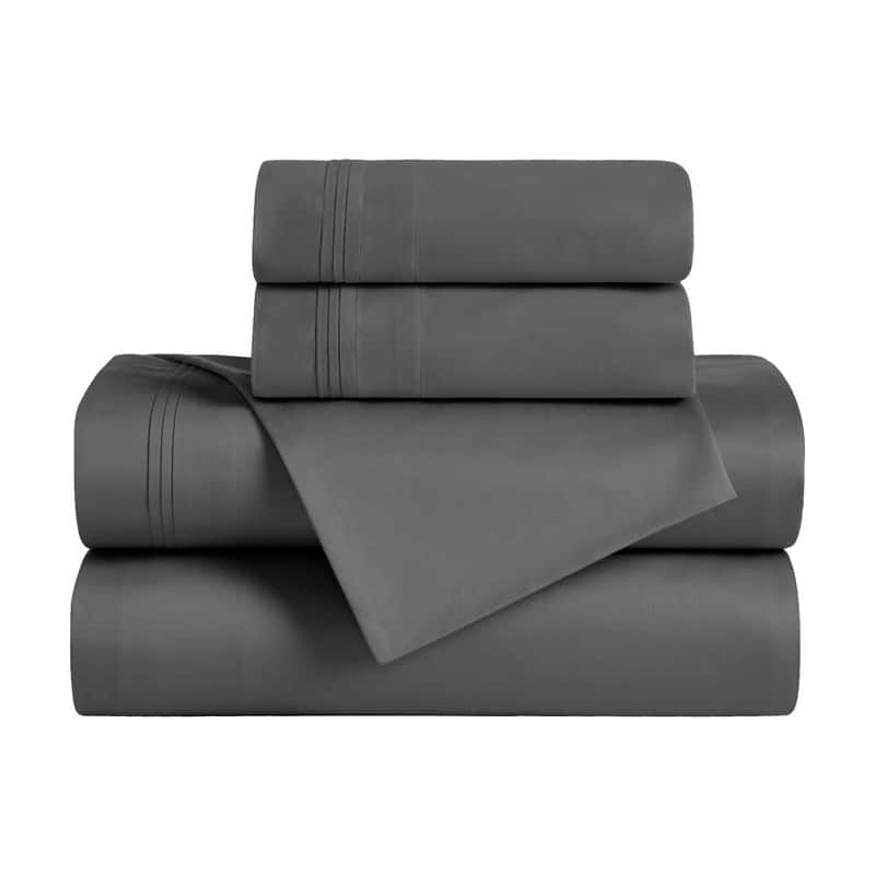 Superior Egyptian Cotton 650 Thread Count Deep Pocket Solid Sheet Set