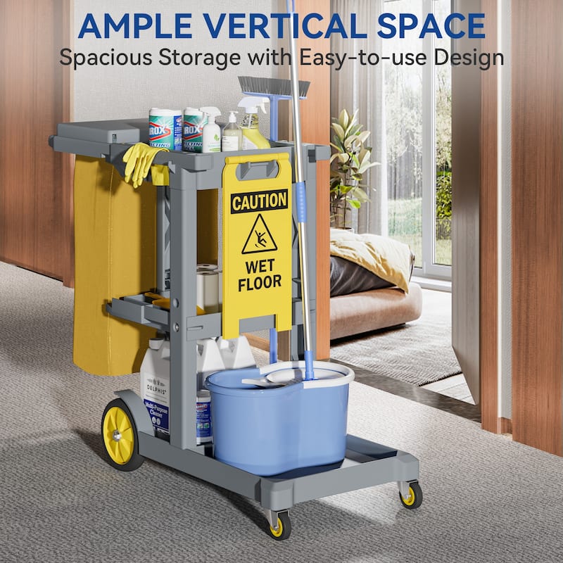 Moasis Cleaning Supplies Cart