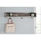preview thumbnail 1 of 7, Signature Design by Ashley Wall Mounted Coat Rack with Shelf - 52.75" W x 7.5" D x 7.5" H Multi Gray