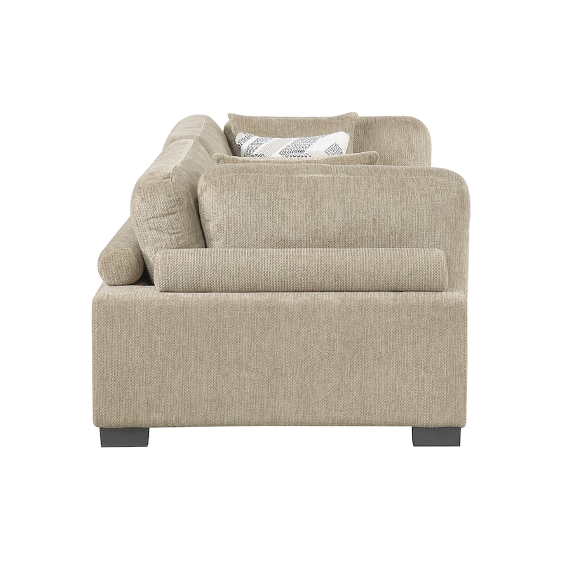 Abbeville Microfiber Living Room Sofa