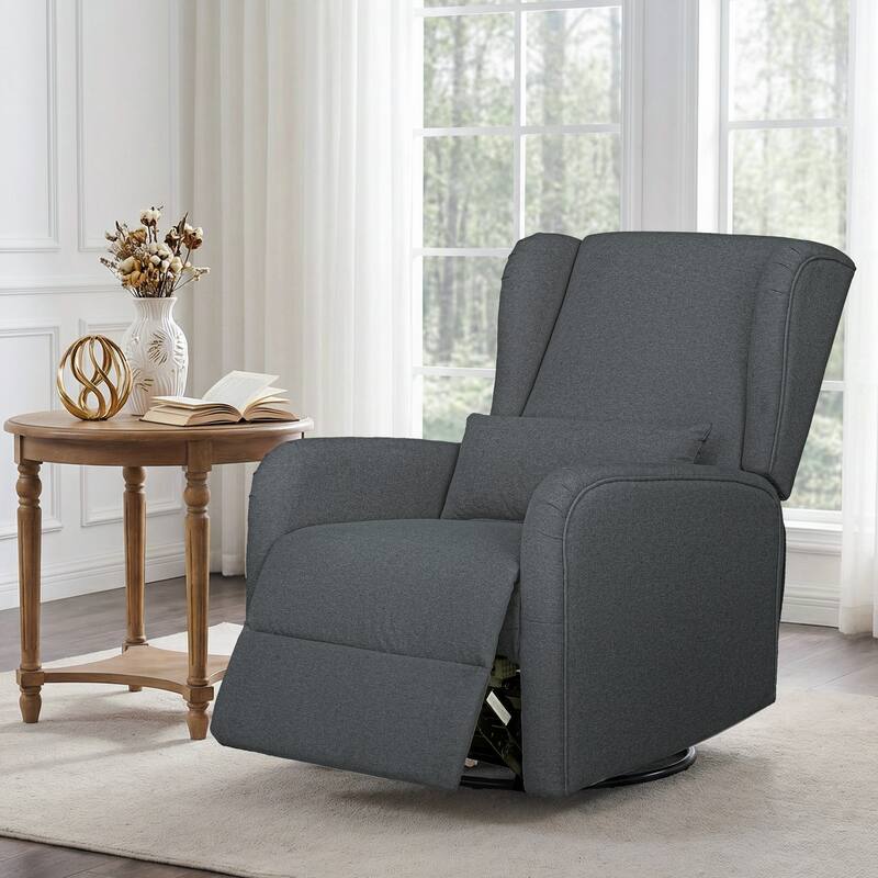 Madison Park Candace Power Recliner 3-in-1 with Swivel, Glider, USB Ports
