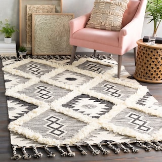 Artistic Weavers Topanga Handmade Wool Scandinavian Tassel Area Rug