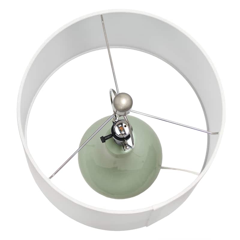 Lalia Home Droplet Table Lamp with Fabric Shade