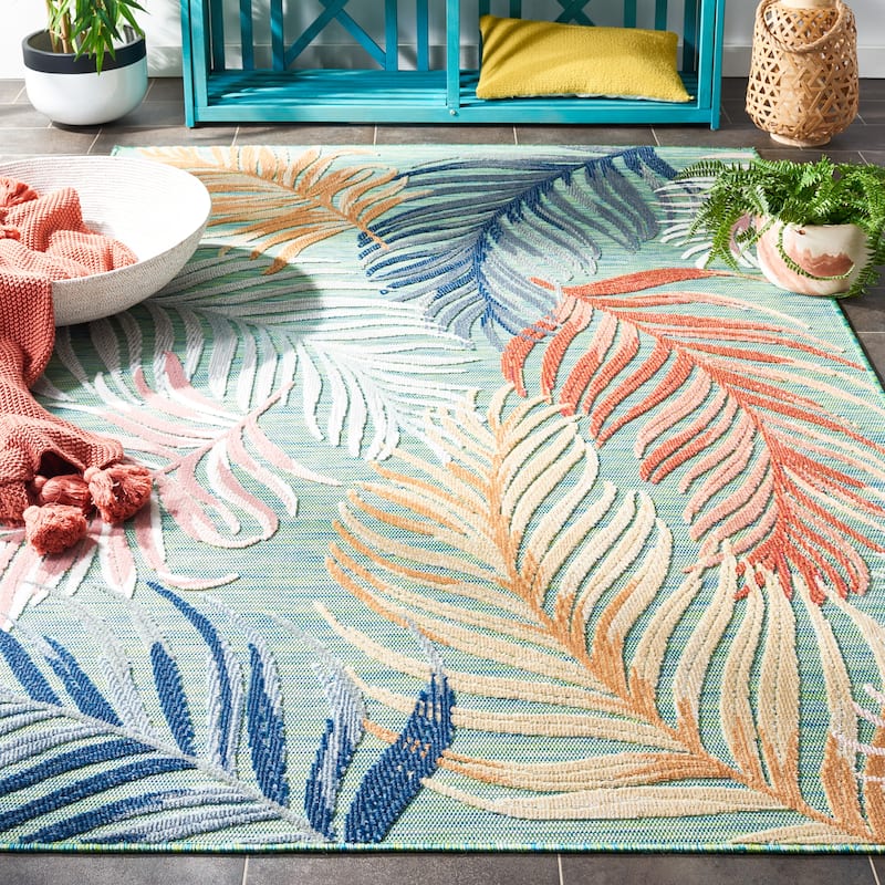 SAFAVIEH Cabana Tawnee Indoor/ Outdoor Waterproof Transitional Rug