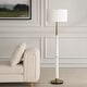 preview thumbnail 3 of 6, Uttermost Faro White Marble Floor Lamp - 61'' H X 17'' W X 17'' D