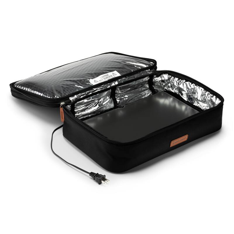 HOTLOGIC Portable Casserole Expandable Max Oven XP, Black