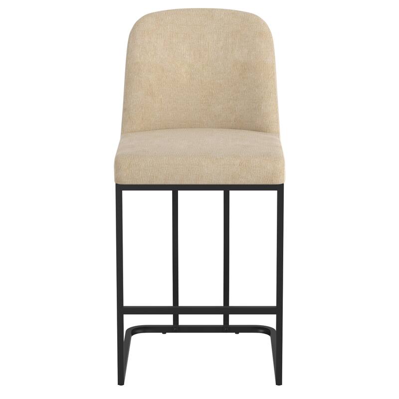 Modern Fabric 26" Counter Stool, Set of 2