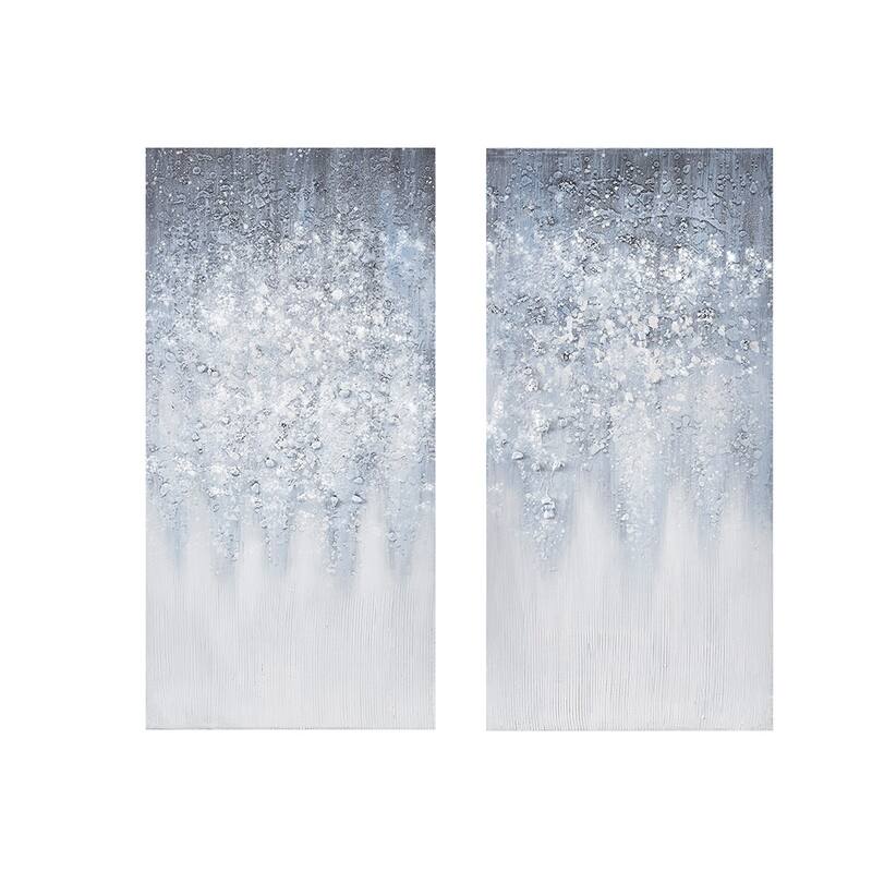 Gracie Mills Louise Tranquil Sorbet Sky Gel Coat Canvas