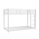 preview thumbnail 12 of 11, Metal Twin over Twin Bunk Bed with Safety Guardrail,Kids Bed Design