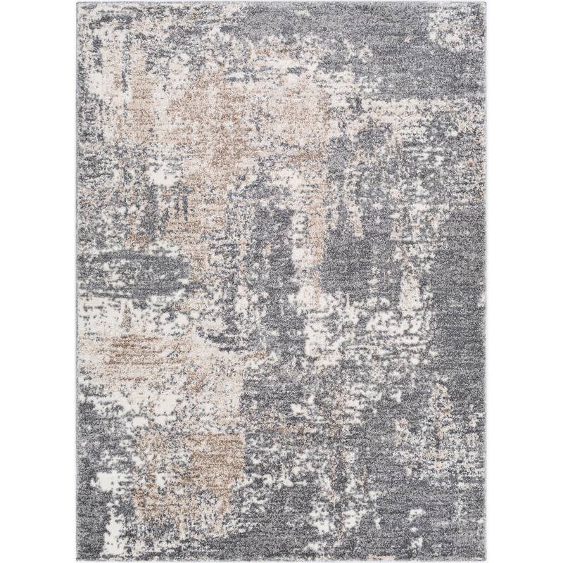 Livabliss Gamaliel Modern Distressed Area Rug