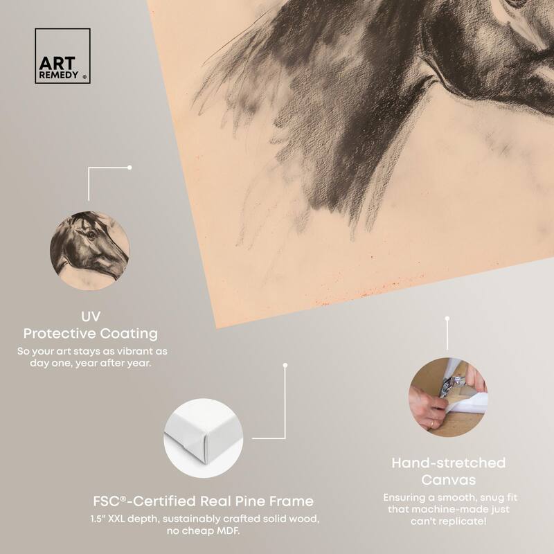 Strong side Canvas by Art Remedy, Gallery Wrapped