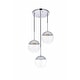 preview thumbnail 12 of 15, Elegant Lighting Eclipse 3 Light 18" Wide Multi Light Pendant with