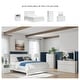 preview thumbnail 5 of 4, Signature Design by Ashley Bostwick 1-drawer White Nightstand
