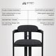 preview thumbnail 22 of 34, Jazmin Mid-Century Modern Upholstered Barrel Dining Chairs - Set of 2/4/6