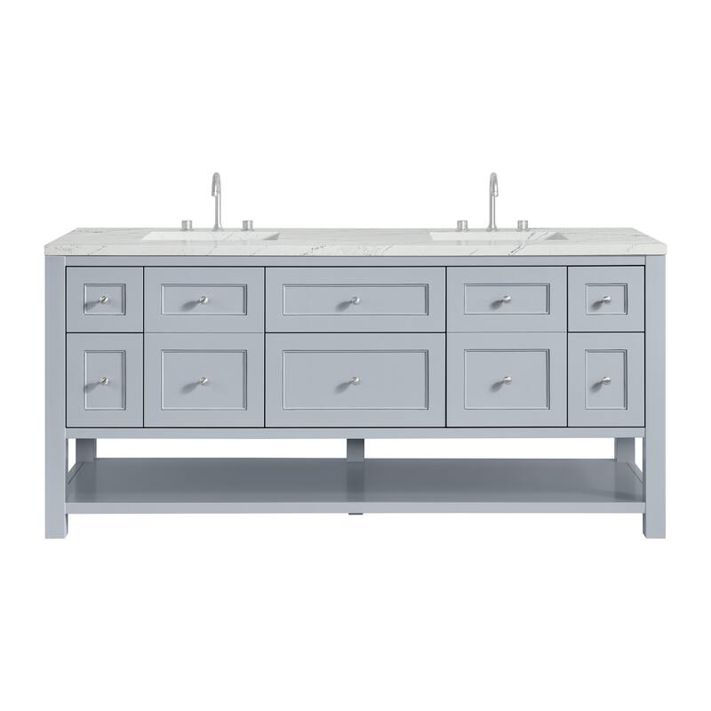 Breckenridge 72" Double Vanity, w/FreePower Wireless Charger