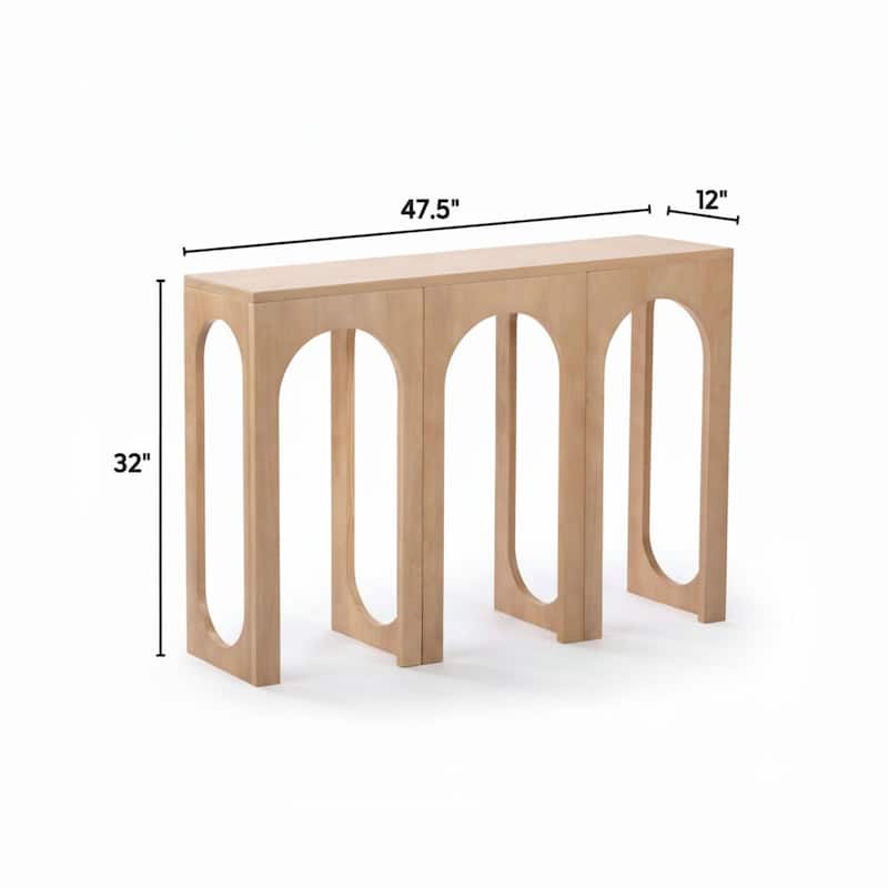 Plank and Beam Aria Solid Wood Console Table - 47"