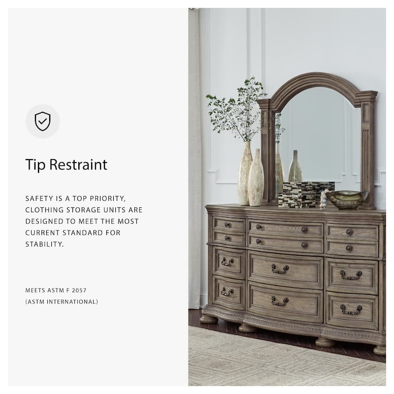 Signature Design by Ashley Ardenfield Brown Dresser and Mirror