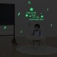 preview thumbnail 3 of 4, Walplus Peel and Stick Wall Stickers Glow In The Dark Letter Star Note