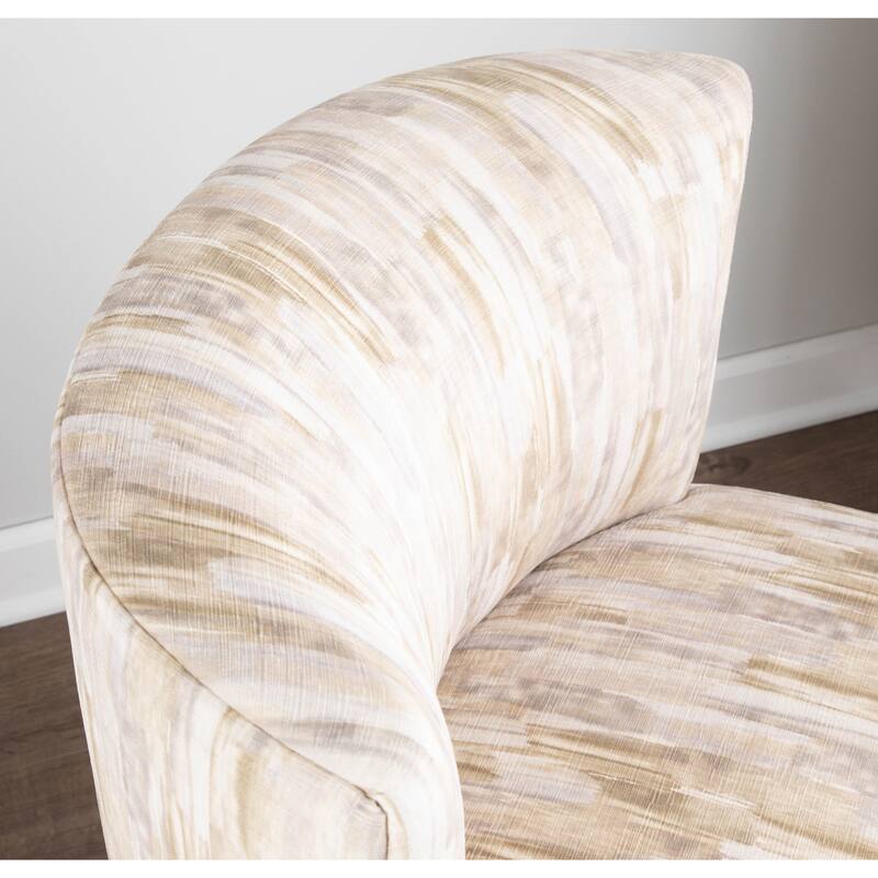 Silver Orchid Harding Slipper Chair