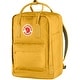 preview thumbnail 3 of 2, Fjallraven 15-Inch Kanken Laptop Backpack - Comfortable Straps, Ochre