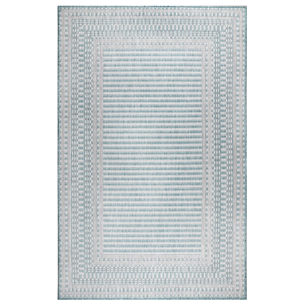 Liora Manne Malibu Etched Border Indoor/Outdoor Rug
