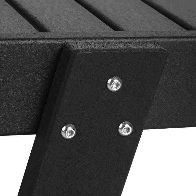 Laguna Hdpe All Weather Outdoor Patio Pool Reclining Chaise Lounge