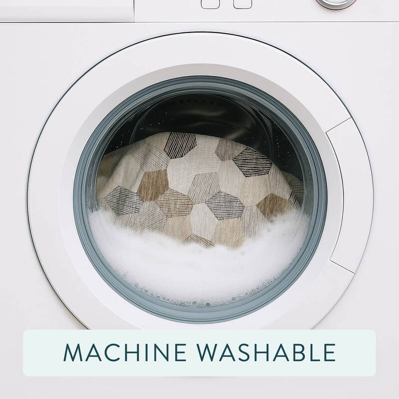 Machine Washable Indoor/ Outdoor Modern Loyd Chantille Rug