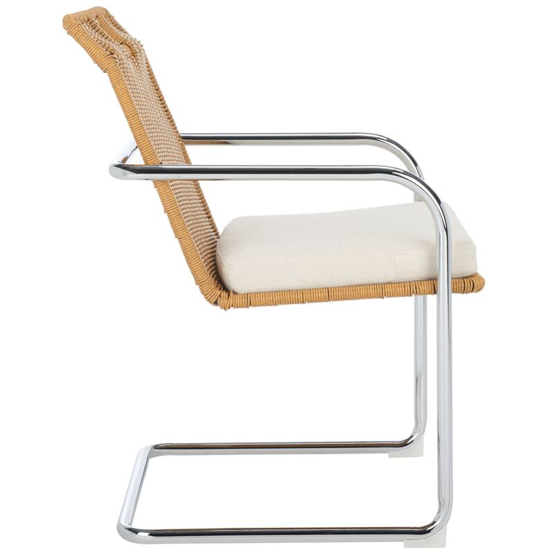 SAFAVIEH Gustie Rattan Dining Chair - 21" W x 26" D x 34" H - 21Wx26Dx34H