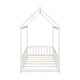 preview thumbnail 7 of 48, Twin Size Solid Wood House Bed with Guardrails for Toddlers