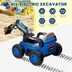 preview thumbnail 13 of 19, Ride On Excavator for Kids, 4WD Electric Excavator Toy, 12V Batter