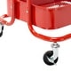 preview thumbnail 52 of 51, 4-Tier Metal Utility Cart with Wheels Storage Shelves Organizer Trolley Cart