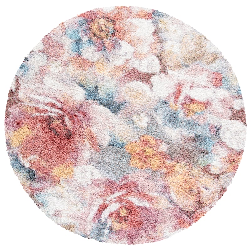 SAFAVIEH Calista Shag Hinnerika Abstract 1-inch Thick Rug