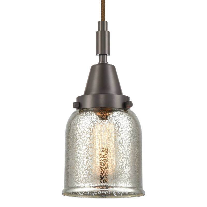 Innovations Lighting 447-1P-G58 Bell 5" Wide Mini Pendant with - Oil Rubbed Bronze