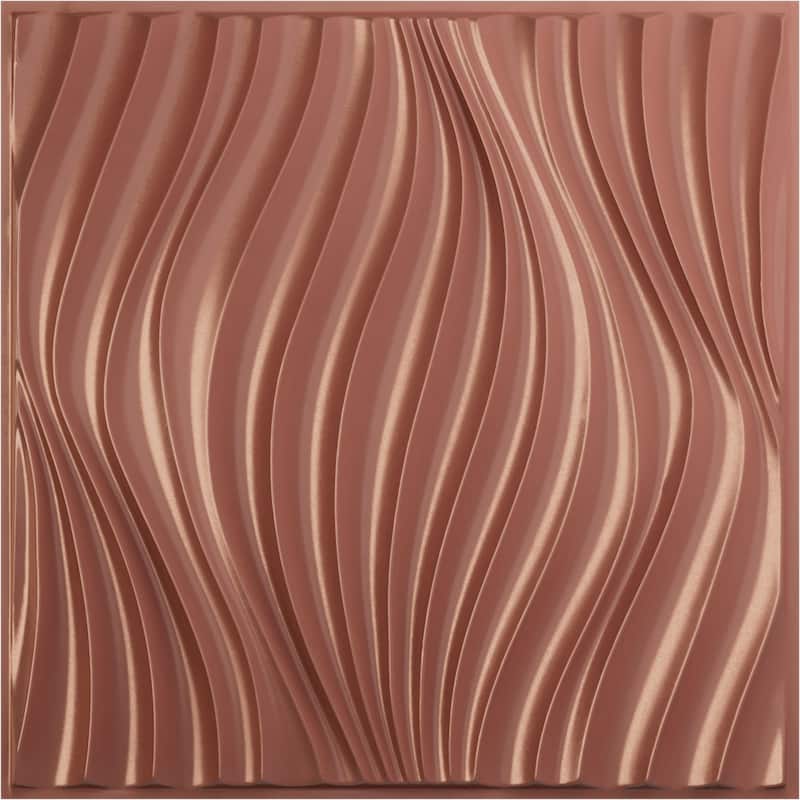 19 5/8"W x 19 5/8"H Billow EnduraWall Decorative 3D Wall Panel