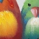 preview thumbnail 3 of 2, Yosemite Home Decor 'Birds on a Wire I' Original Handpainted Wall Art - multi