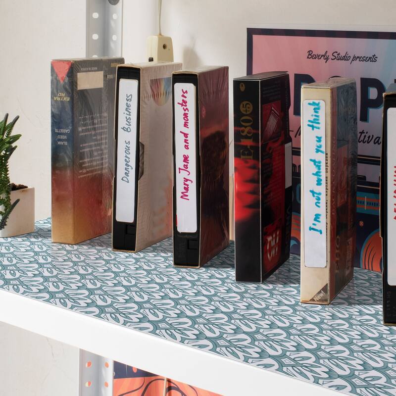 Ray Star Grey or Green Floral Shelf liner18x96 12×120In