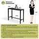 preview thumbnail 45 of 131, Crestlive Products Patio Outdoor Rectangle Bar Table Combinable Pub Table