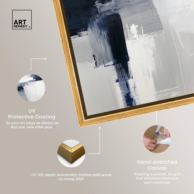 Porcelain Blue on White II Canvas by Art Remedy
